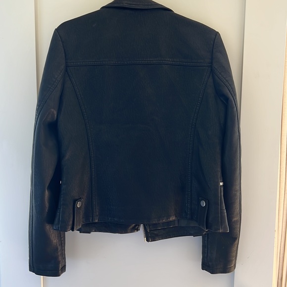 Topshop biker faux leather jacket - Picture 3 of 3